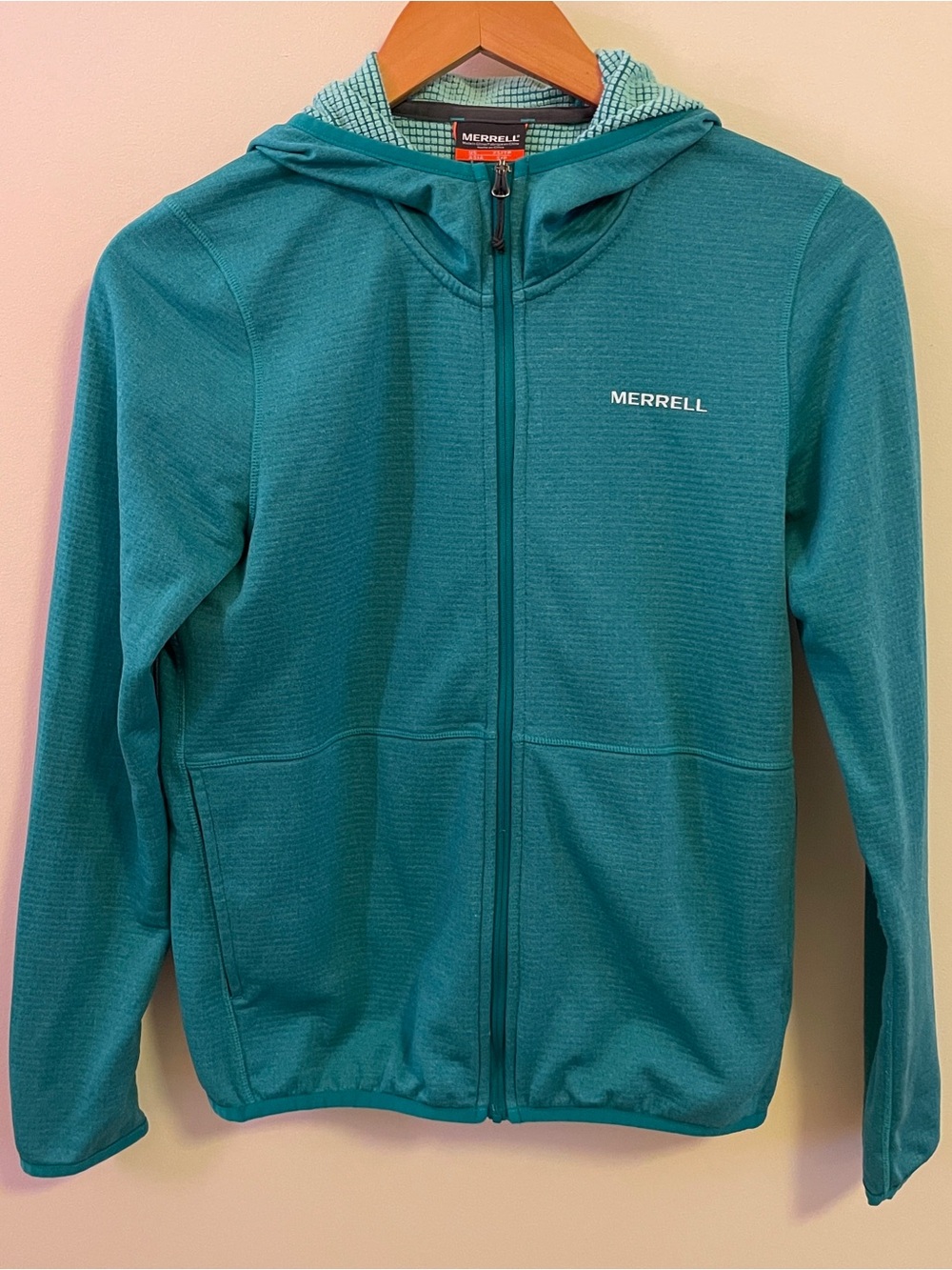 Merrell Women’s Teal Full-Zip Hooded Jacket